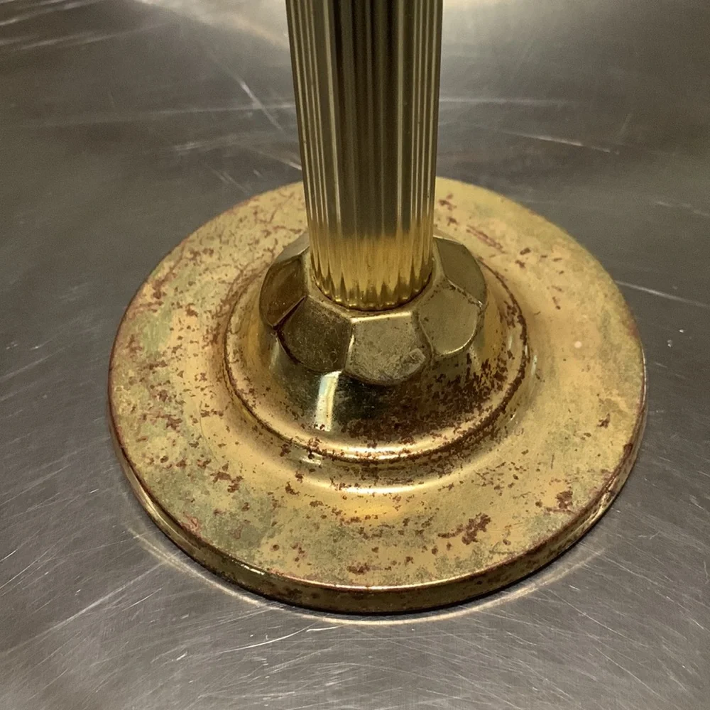 🚨🎉SOLD ELSEWHERE!🎉🚨Partylite Calypso Glass Mosaic Shade and Brass Stand - Picture 6 of 8